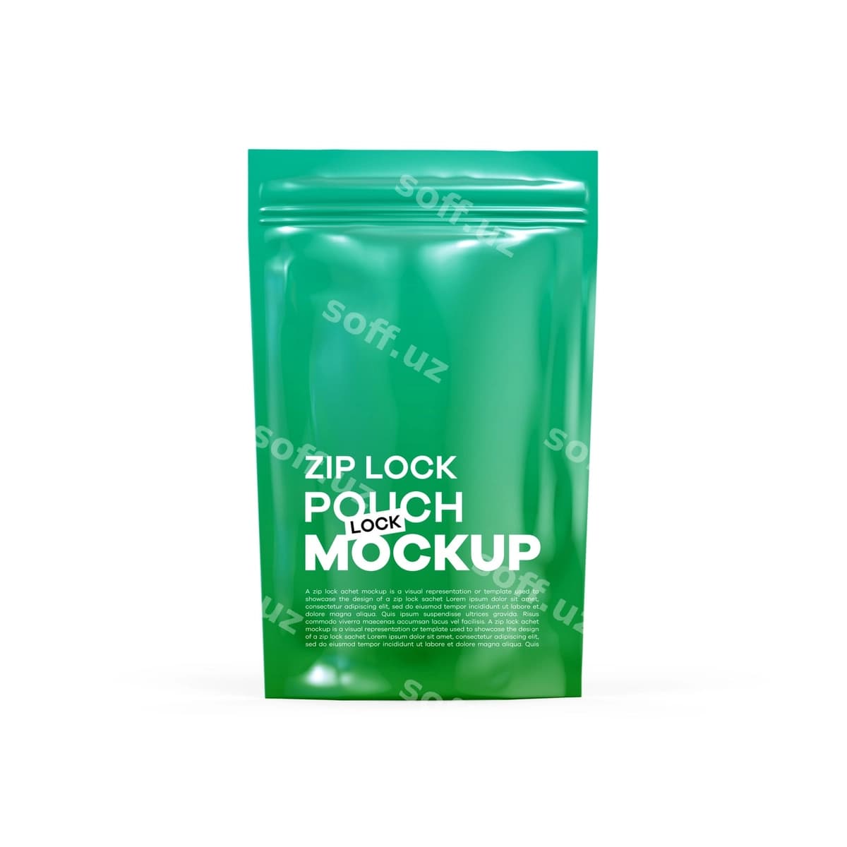 Zip lock pochar namunasi | Zip lock pouch mockup