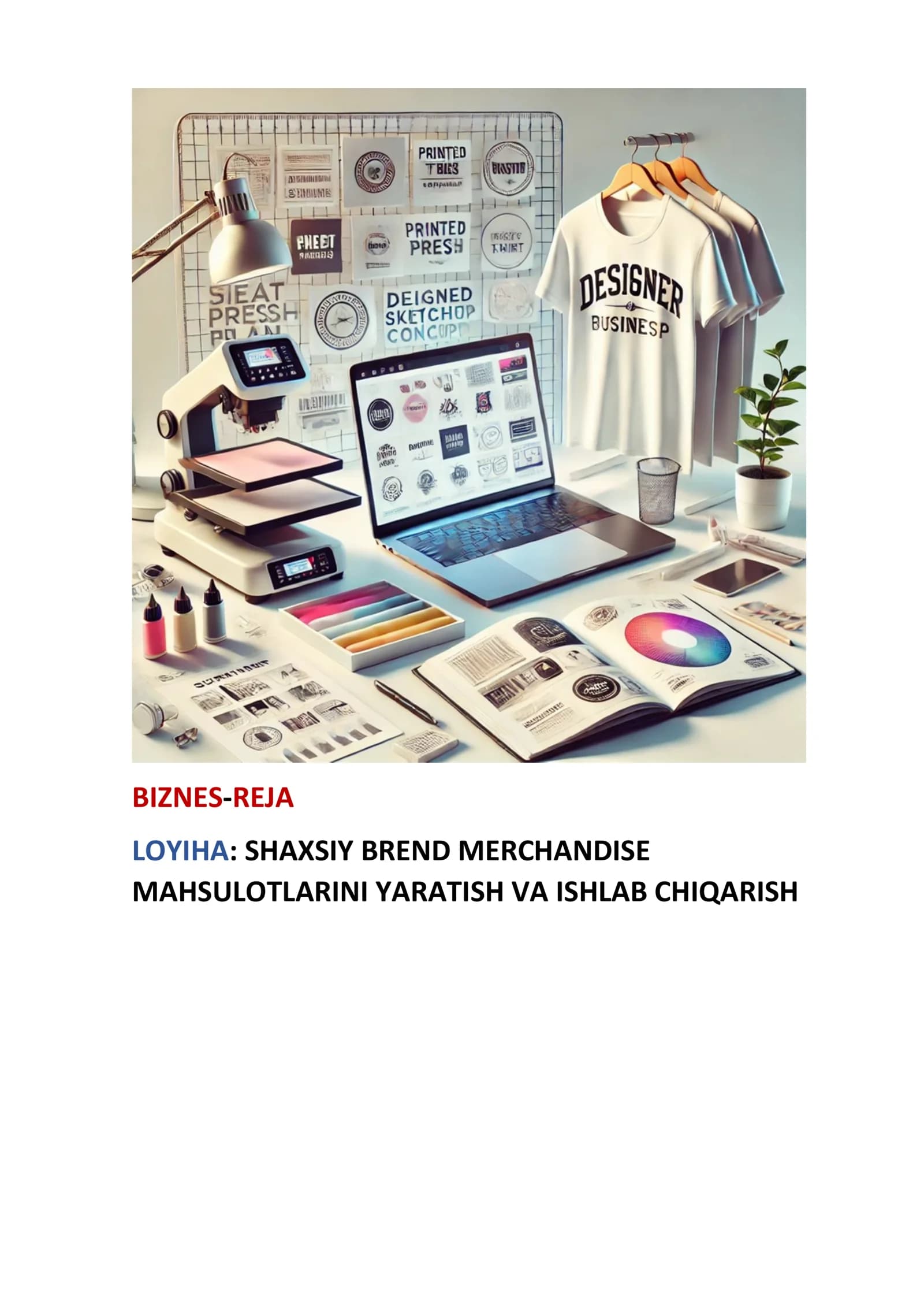 Biznes buyicha innovatsion loyiha