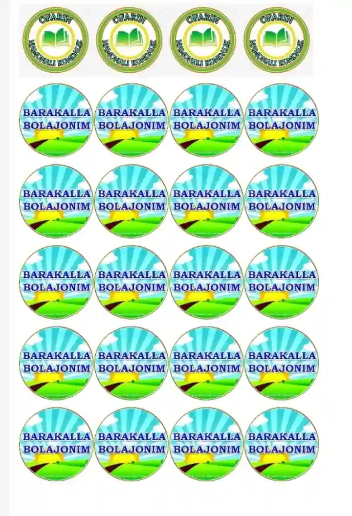1 - 4 sinflarga rag'bat