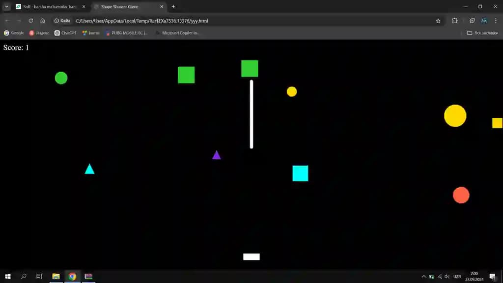 ShapeShooter o'yini