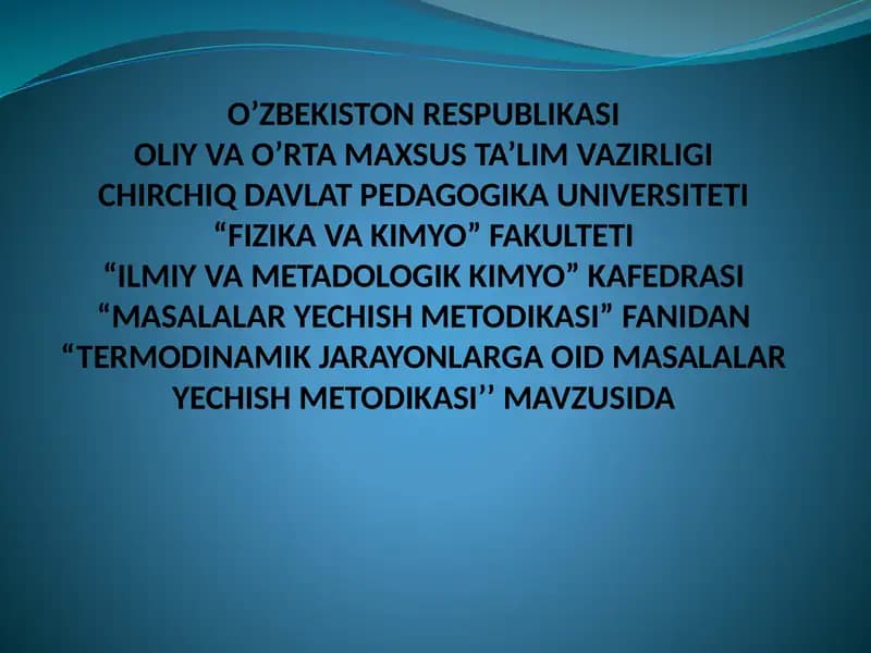 Termodinamika