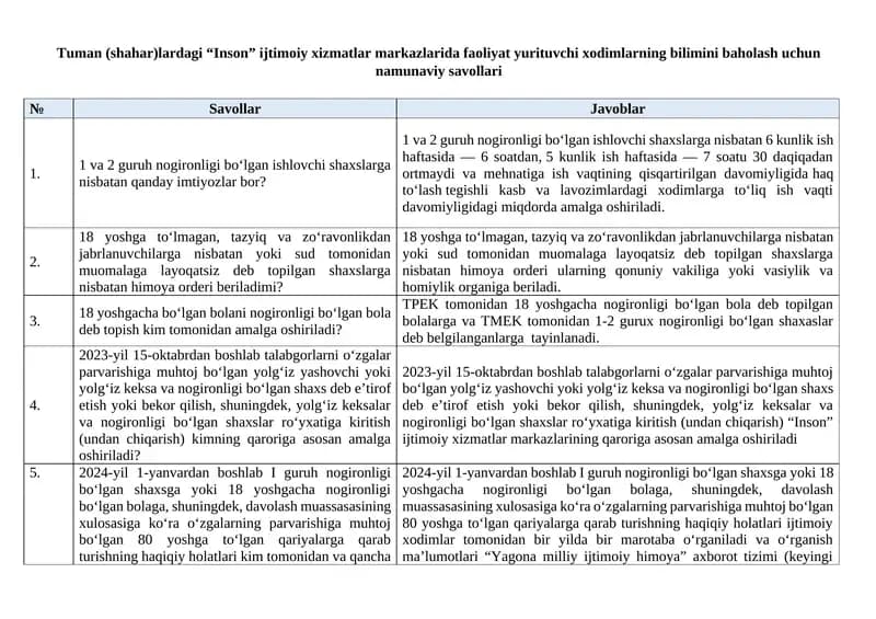 ARGUS SAVALLARI JAVOBLARI BILAN