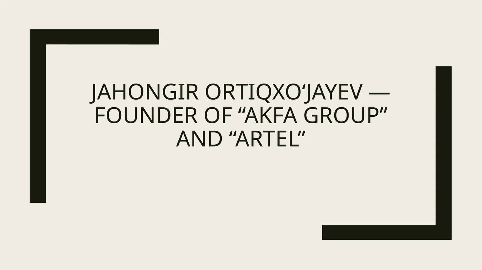Akfa group and artel