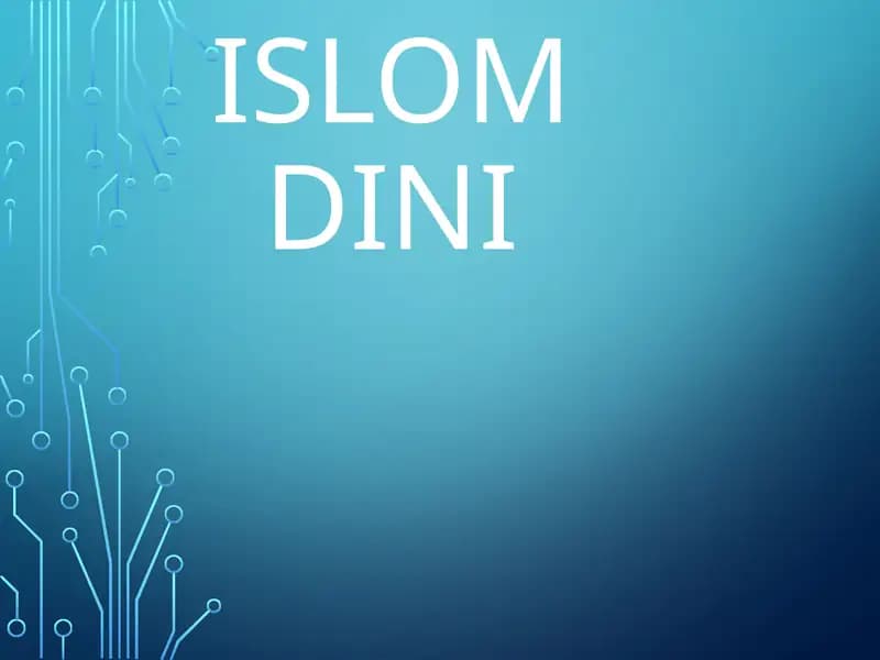 Islom dini