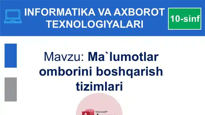 Ma'lumotlar omborini boshqarish tizimlari