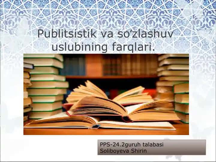Publitsistik va soʻzlashuv uslubining farqlari