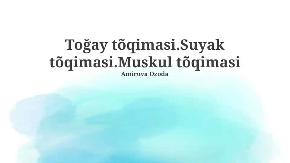 Suyak kasalliklari