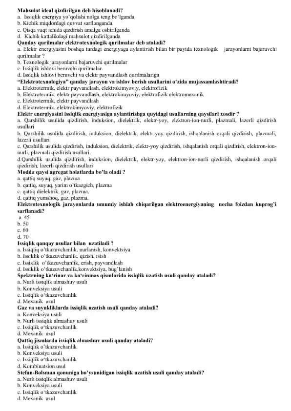 Elektrotexnologiya