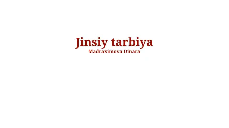 Jinsiy tarbiya
