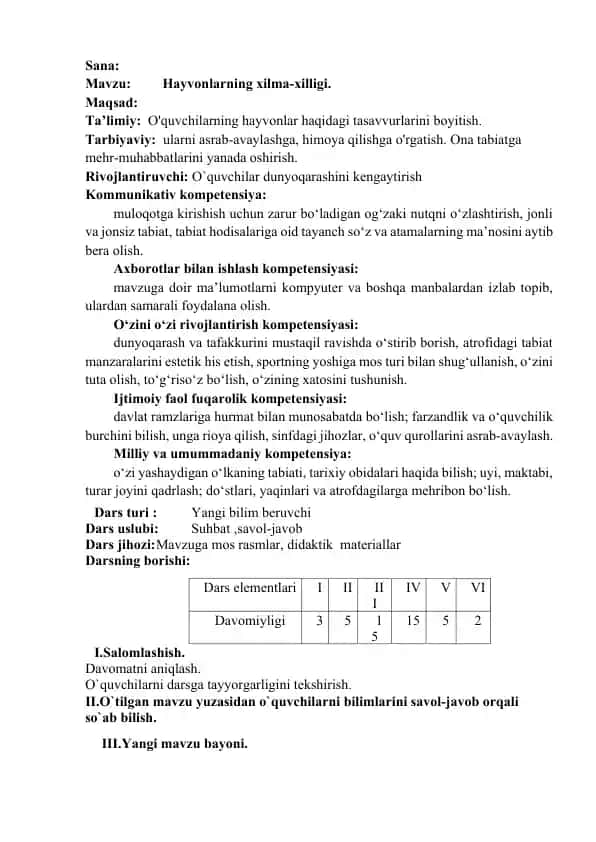 Hayvonlarning xilma-xilligi