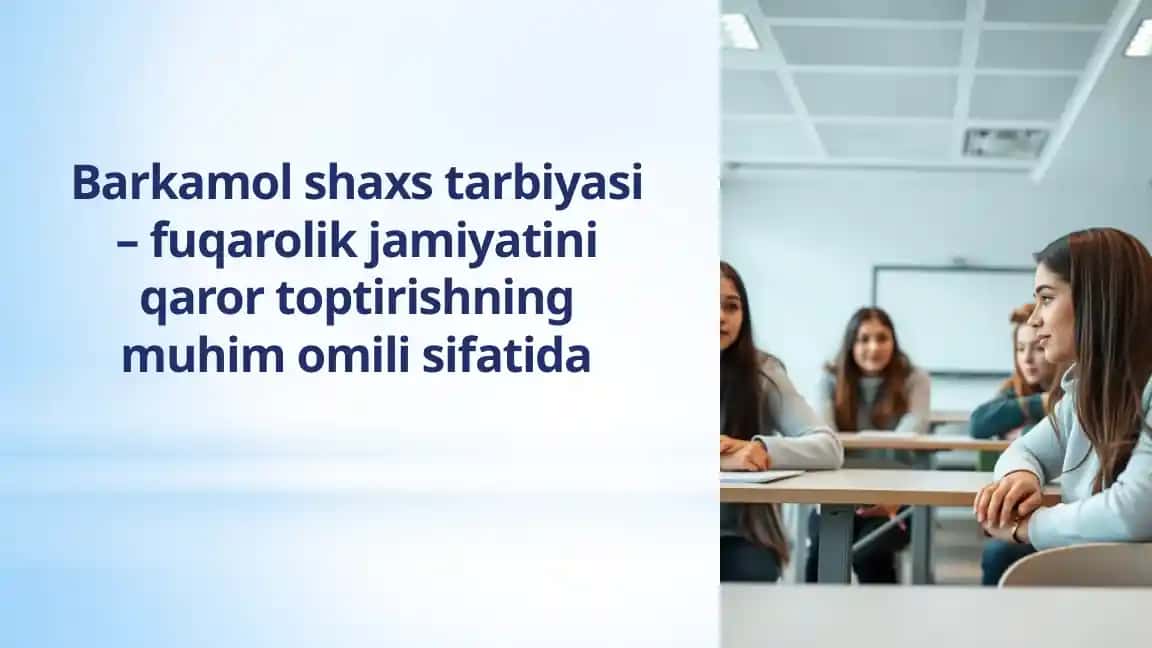 Barkamol shaxstar biyasi