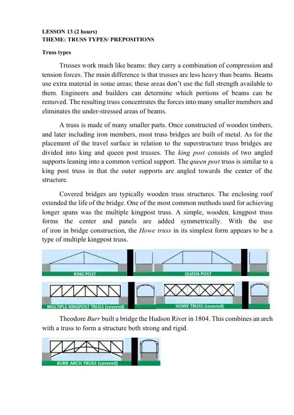 Truss types