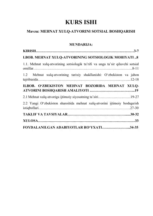 Mehmat Xulq-Atvorini Sotsial Boshqarish