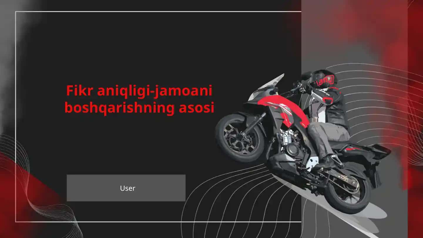 Fikr aniqligi-jamoani boshqarishning asosi