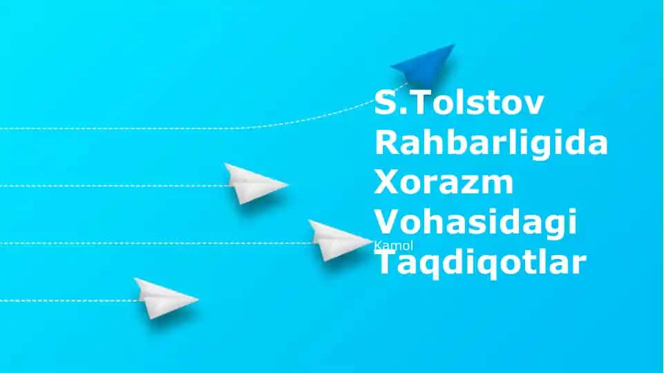 Xorazm Vohasidagi Taqdiqotlar