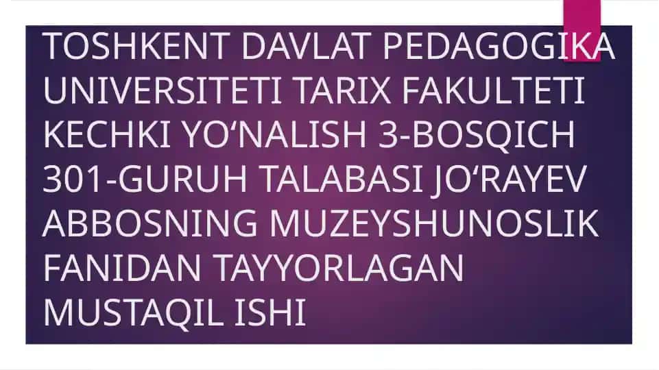 Oʻzbekistontarixi davlat muzeyi