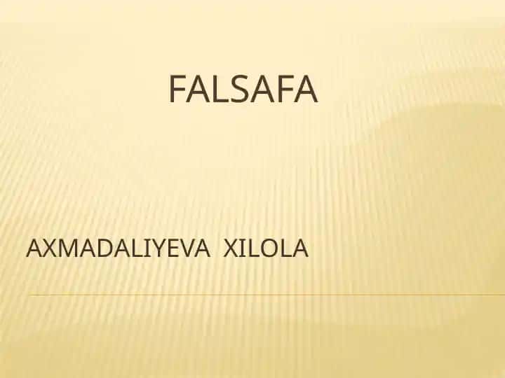 Jamiyat falsafasi
