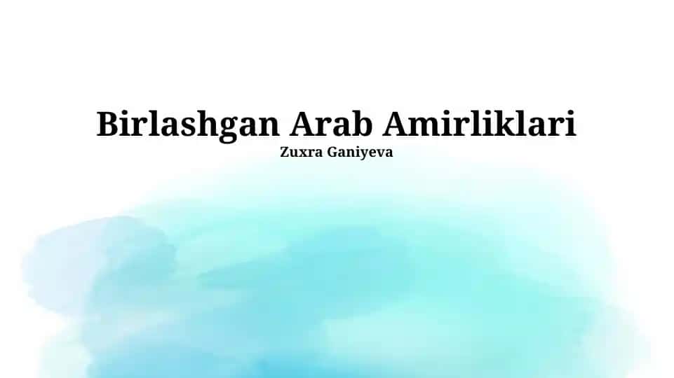 Birlashgan Arab Amirliklari