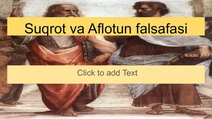 Suqrot va Aflotun falsafasi