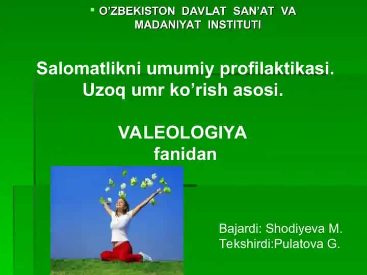 Valeologiya