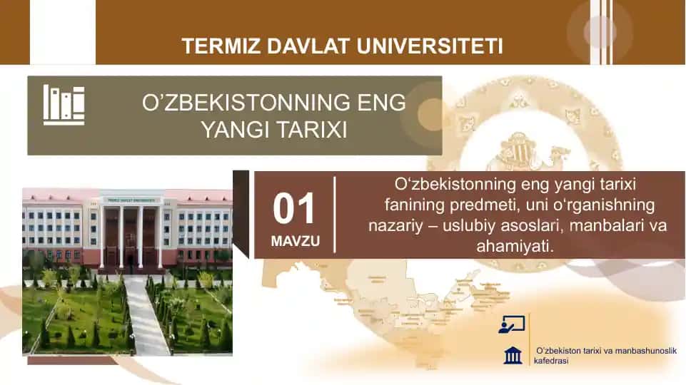 O'zbekistonning eng yangi tarixi
