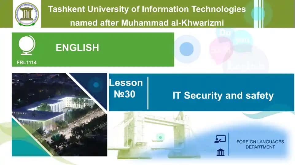 IT Security and Safety
