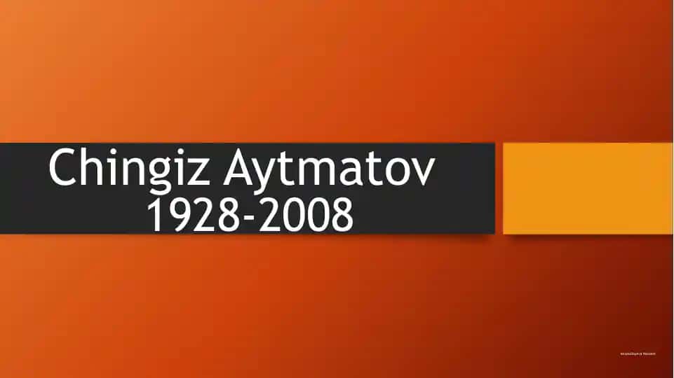 Chingiz Aytmatov