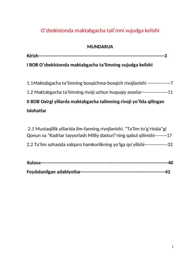 Maktabgacha pedagogika o‘quv qo‘llanmasi