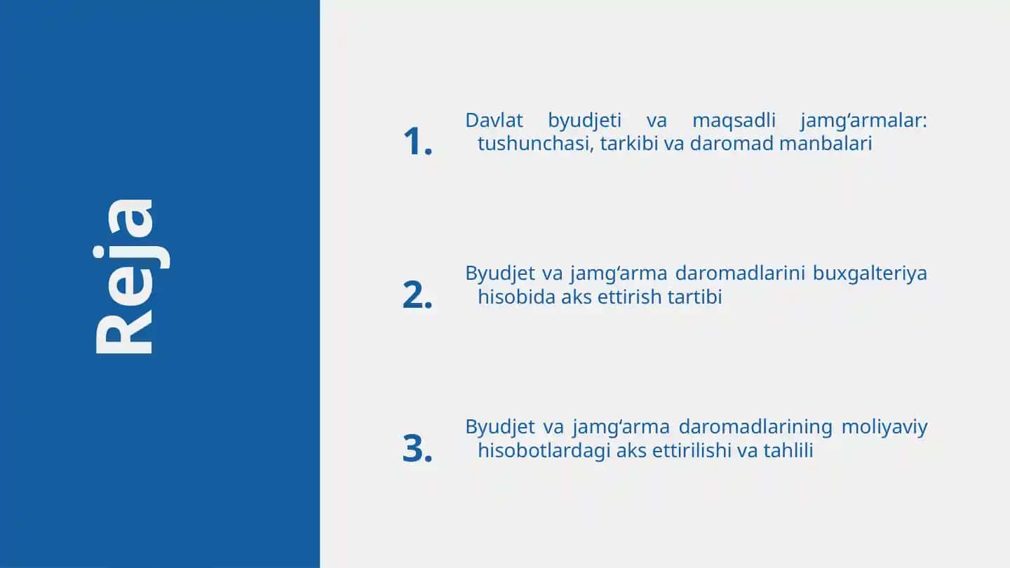 Davlat byudjeti va davlat maqsadli jamg'armalari byudjetlari