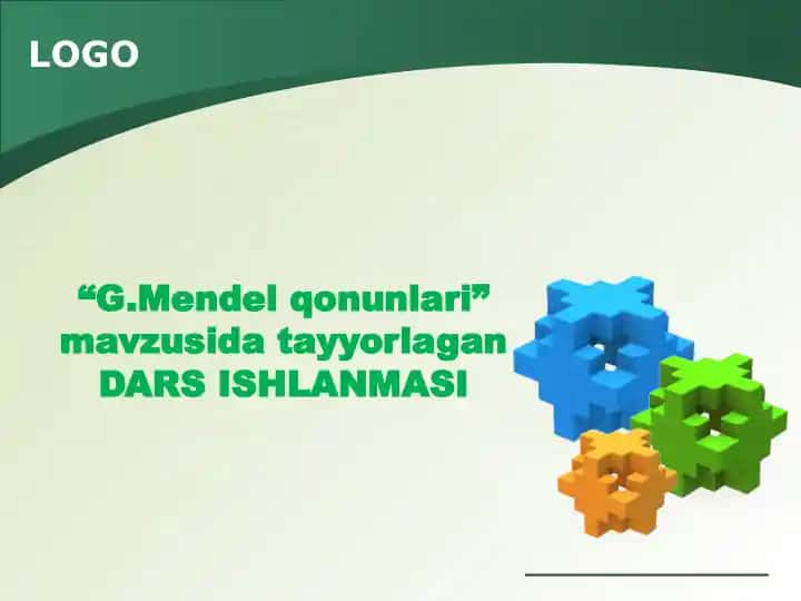 G.Mendelqonunlari DARS ISHLANMASI