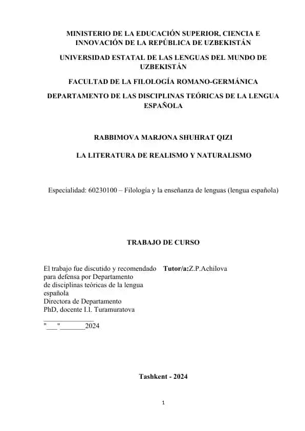La literatura de Realismo y Naturalismo
