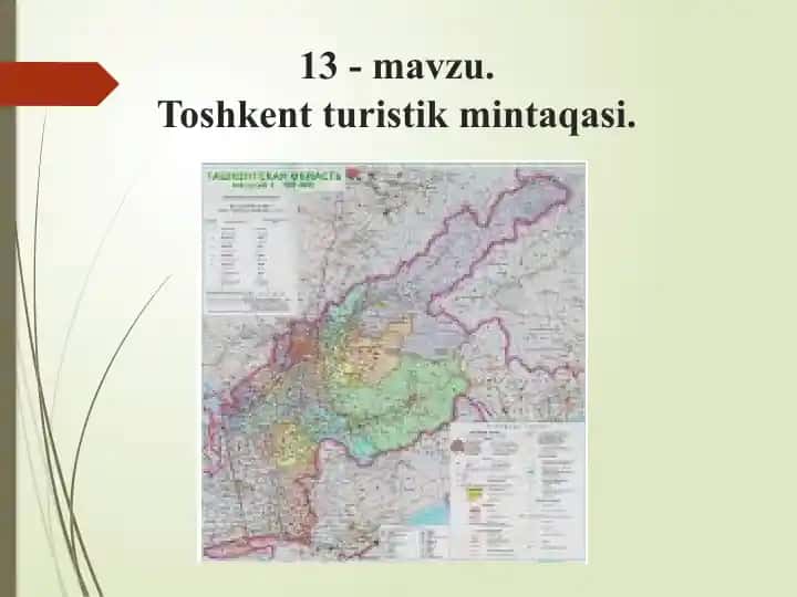 Toshkent turistik mintaqasi
