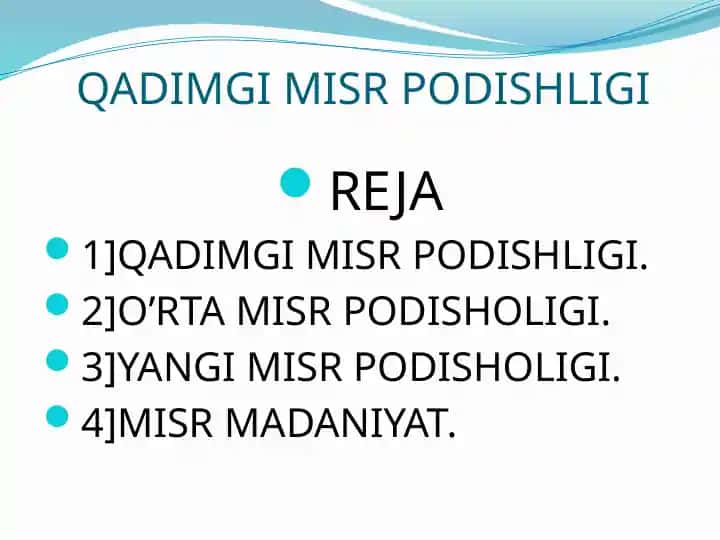 Qadimgi Misr Podishligi
