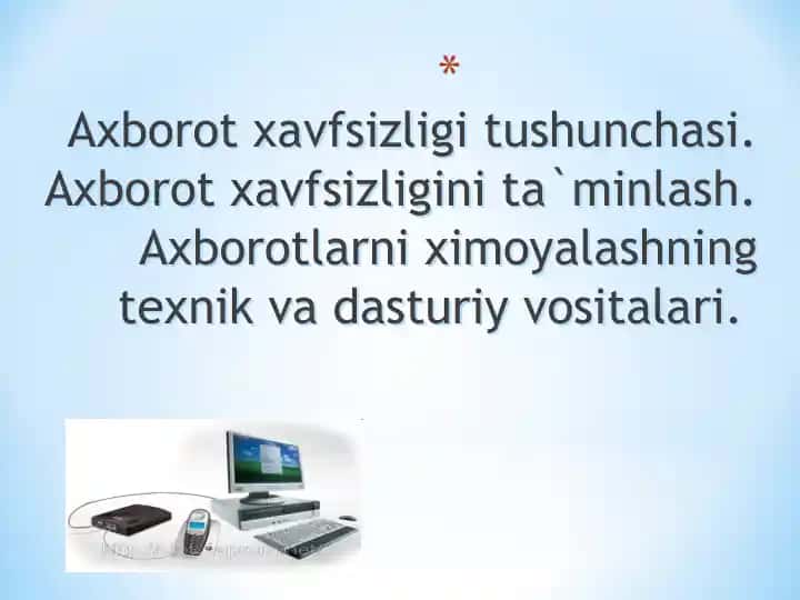 Axborot xavfsizligi