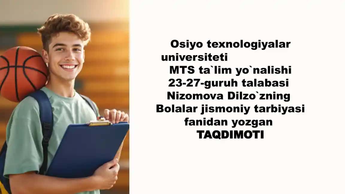 Jismoniy Tarbiyani Rivojlantirish