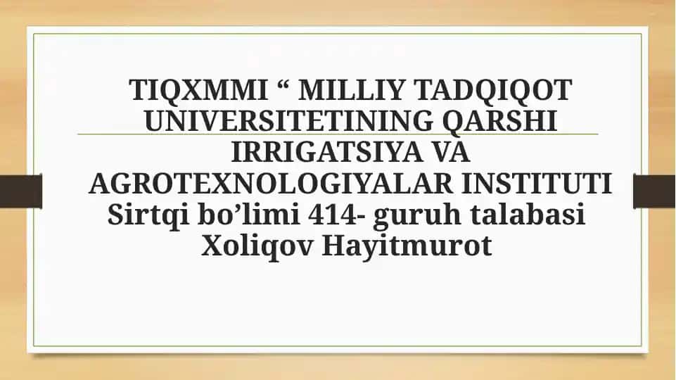 Melioratsiya mashinalari