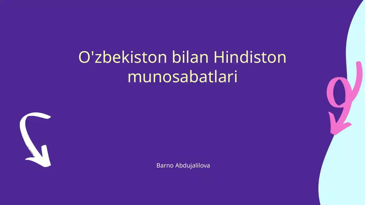 O'zbekiston bilan Hindiston munosabatlari