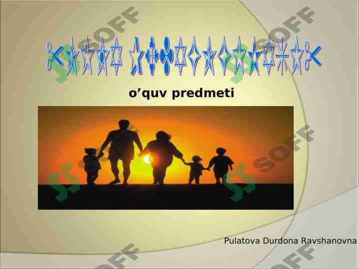 Oila pedagogikasi