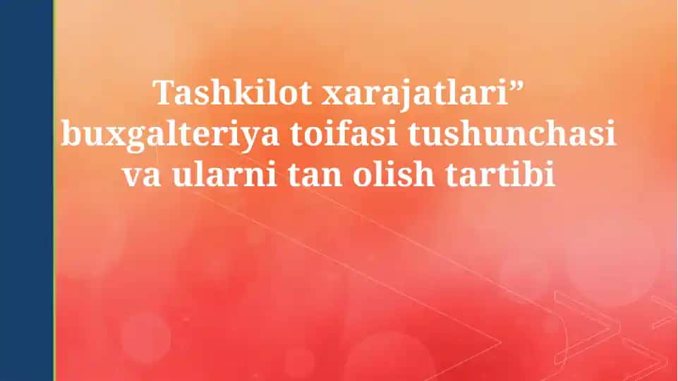 Tashkiliy xarajatlar