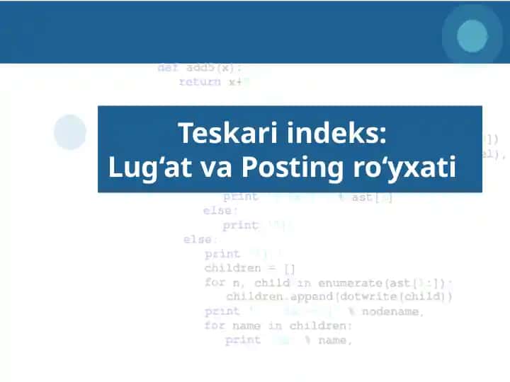 Teskariindeks