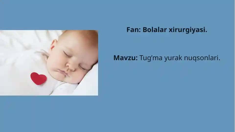Yurakning tug'ma nuqsonlari