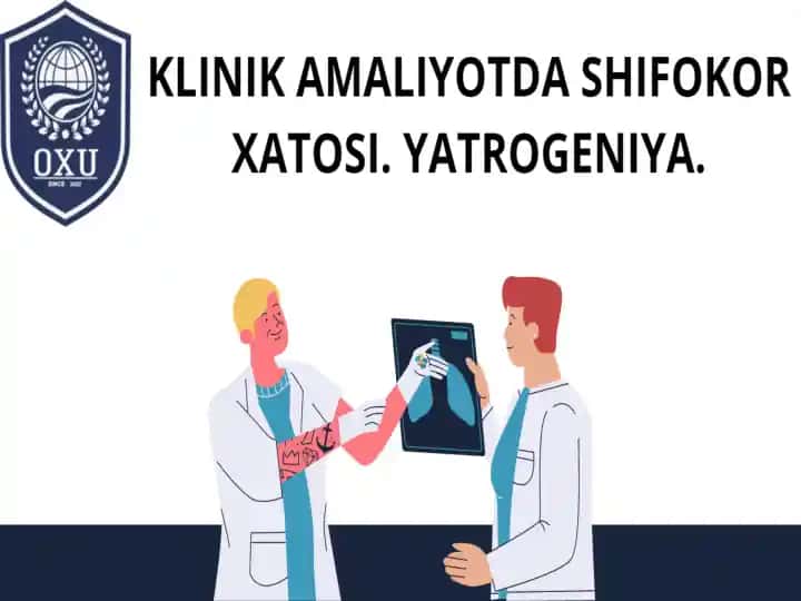 KLINIK AMALIYOTDA SHIFOKOR XATOSI