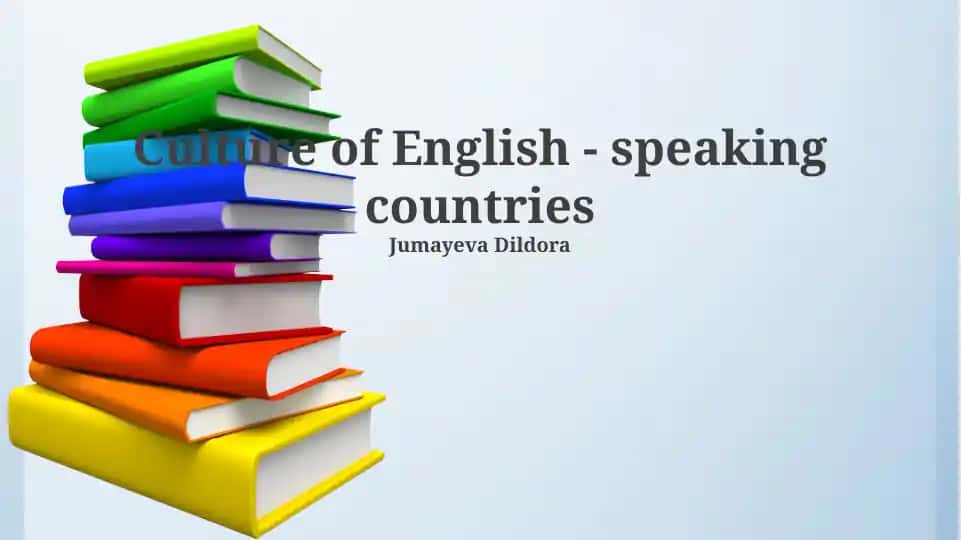Culture of English-speaking countries
