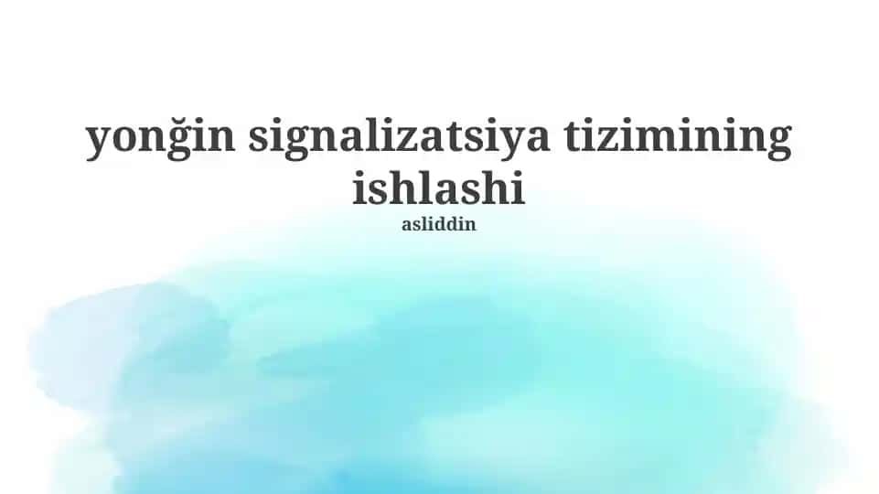 Yong'in Signalizatsiya Tizimi