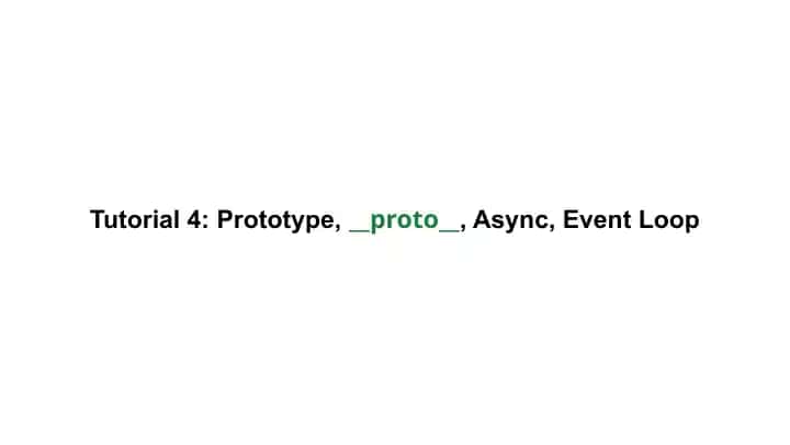 JavaScript Prototype Tutorial