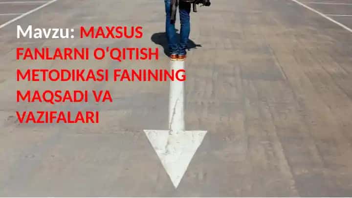 Maxsus Fanlarni O‘qitish Metodikasi haqida ma’lumot