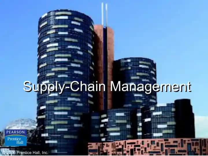 **Supply-Chain Management**