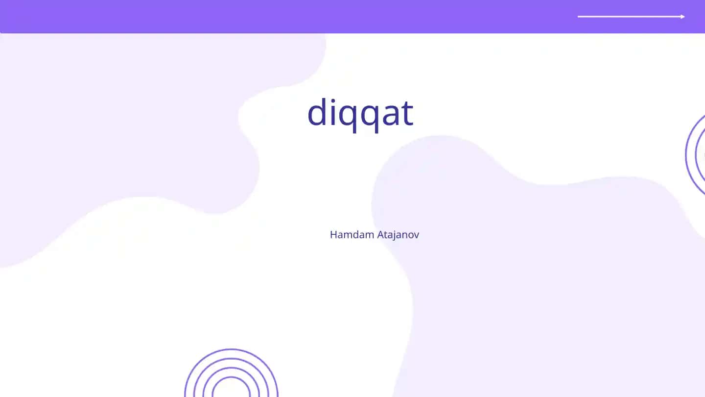 Diqqat va e'tibor tushunchasi