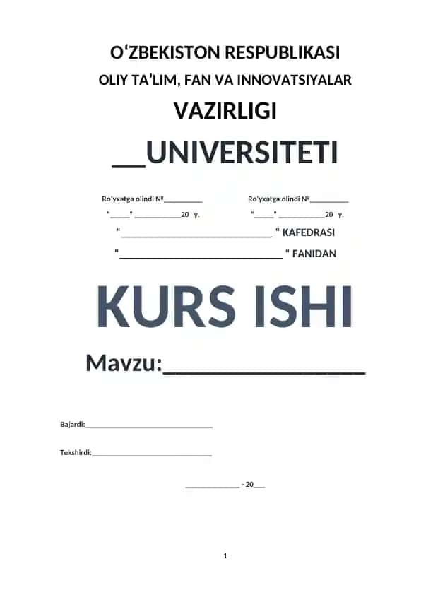 Kurs ishi: Angliya davlatining XI-XV asrlardagi ijtimoiy-iqtisodiy va siyosiy holati