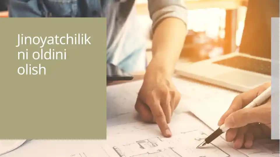 Jinoyatchilikni oldini olish